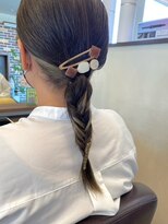 ヘアーブランドジン パルト(HAIR BRAND Jin Palt)&nbsp;ピシっとなお呼ばれヘアアレンジ