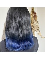 ヘアードゥ レディバグ 八木店(HAIR DO LADY BUG) 人気ブルー