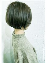 ムーンジェジェ(moon jeje) シンプルだけどオシャレに♪レザー&シザーで作る大人ボブby柴立