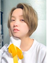 アマトウキョウ 表参道(AMA TOKYO)&nbsp;顔まわりレイヤー　マッシュボブ　似合わせカット　大場猛