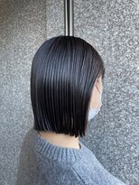 オーガニックエコ 川越(organic+eco)&nbsp;20代30代大人かわいい切りっぱなしボブ♪
