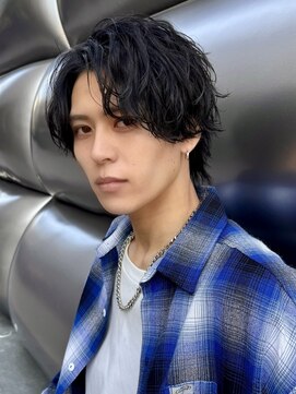 アイトーキョーリタ 渋谷(AI TOKYO Rita) メンズパーマブリーチニュアンス縮毛矯正