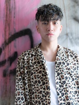 ハバナ 渋谷(HAVANA) 束感モテる/刈り上げマッシュ/無造作パーマ/メンズハイライト/