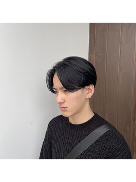 メール(Mer...) ☆ブルーブラック×センターパート☆横山飛翔