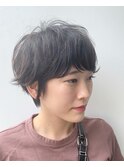 ふんわり外ハネショート/ふわふわショート/抜け感ヘア