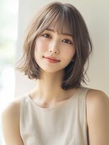 アルトリスト(Altruist Aging×HAIR&SPA)&nbsp;★ダークアッシュ大人ガーリーボブ着物ミディアムレイヤーカット