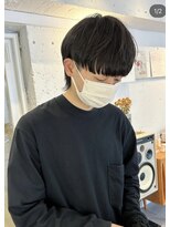 ベンジー 天神店(benji)&nbsp;個性派おしゃれマッシュウルフ