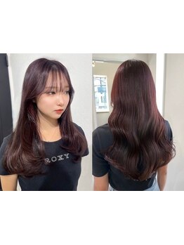 《*ミディアムやロングと相性も◎*》貴方の魅力を引き出す、今トレンドの韓国風レイヤーカットが得意*