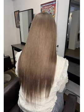 ヘアーエクステンド エフ 渋谷(f) ベージュヘア+シールエクステ