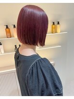 スニュウ(snuw)&nbsp;ブリーチ無しカラー/ワインレッド