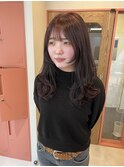 チェリーレッド レイヤーカット