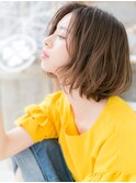 マロンベージュくびれボブディウルフレイヤーc6越谷20代30代40代