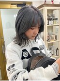 ブリーチベースでできるブルーアッシュカラー