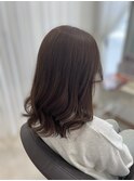 初カラー！透明感ベージュ
