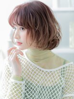 モッズヘア 越谷(mod's hair)&nbsp;チェリーレッド前髪パーマ大人美人ミニボブc6越谷20代30代40代