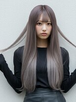 ファクトリーファイブ(Factory5)&nbsp;小顔レイヤーグレイ×２ロングスタイル韓国