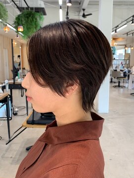 グランデュール 東静岡池田店(GRANDEUR) 東静岡ショートボブくびれショートイルミナカラー顔周りレイヤー