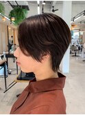 東静岡ショートボブくびれショートイルミナカラー顔周りレイヤー