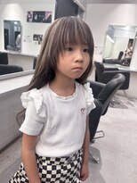 キング(K!ng) ハイライトカラーミルクティーベージュレイヤーカット