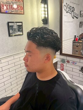 バーバーブロス 長堀店(BARBER BROS) 【BarBerBROS】メンズパーマ　フェードカット
