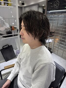 バイエイト(X8) センターパート×ウルフby沼尾