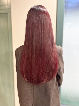 ヘアサロン ナノ(hair salon nano) 高発色　秋冬向け赤味カラー