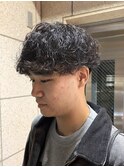 波巻きパーマ/メンズカット/メンズパーマ/ダウンパーマ