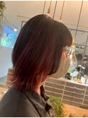 大船駅ベージュカラーブリーチダブルカラーデザインカラー30代