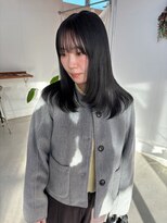 オー(OOO)&nbsp;ブルーブラック×レイヤーカット◯