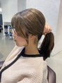 トラップヘアー&nbsp;顔周りカットで悩みもカバーしつつ小顔に！