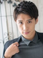 モッズヘアメン 名護大東店(mod's hair men) ダウンパーマくせ毛風ダークブラウンベリーショートl名護大東