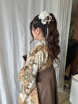 美容室 舞 着付け、アップ