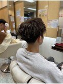 ソフト波巻きパーマ