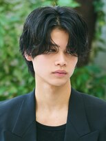エルマーク 神戸元町(L-MARK)&nbsp;センターパート/ニュアンスパーマ/フェザーパーマ/men's