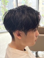 ブルニール 中崎町(BLEUNIR) シャドウパーマ ツイストスパイラル 無造作 ナチュラル