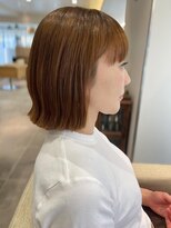 フリップビーアヴェダ(FLIP B AVEDA)&nbsp;本八幡美容院×切りっぱなしボブ×艶カラー