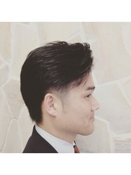 サロン ド ハル salon de HARU ビジネスマンオトコのシンプル黒髪