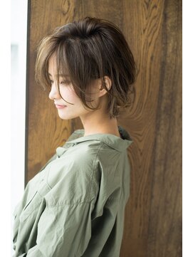 エル(LE) ヴェールウェーブブルージュアシメ似合わせカットショート