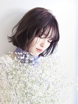 ヘアリゾート ブーケ(hair+resort bouquet) ☆コンテスト入賞☆くせ毛風パーマのニュアンスボブ