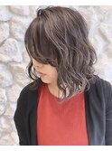 グレージュ#デジタルパーマ#イメチェン#大人かわいい