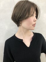 エンドリンク(endlink) ハンサムショート × オリーブベージュ