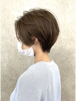 エリマ 調布(elima)&nbsp;ショートボブ/イルミナカラー/大人ショートヘア/ハイライト40代