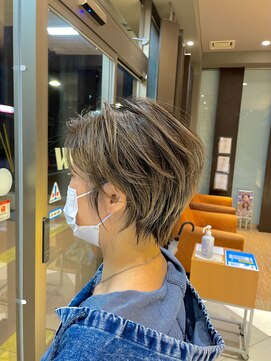 ジャパン ホンテン(JAPAN HONTEN) 【JAPAN-HONTEN-】〈中野和幸〉ショート×バレイヤージュ