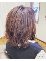 ヘアーアンドフェイシャルキング(Hair&Facial King) ふんわりデジタルパーマ＋リタッチカラー