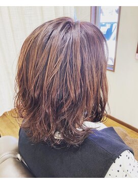 ヘアーアンドフェイシャルキング(Hair&Facial King) ふんわりデジタルパーマ＋リタッチカラー