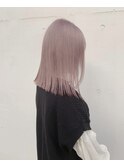 h2_ピンクベージュブリーチ2回~/渋谷/韓国ヘア/ハイトーン