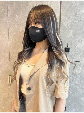 ガルボ ヘアー(garbo hair) #高知 #美容室 #グレー #グラデーション #エクステ #10代 #20代