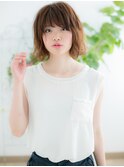 綾瀬/髪質改善/マロンベージュ!ラフニュアンスな春パーマボブe