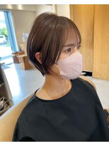 トリート 西船橋店(TREAT)&nbsp;20代30代40代シースルーマッシュミルクティーベージュ