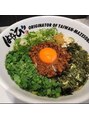 アグ ヘアー ラウト 阪急高槻市駅前店(Agu hair laut)&nbsp;やっぱり何度食べてもこの味濃いジャンキーな台湾まぜそばは最高